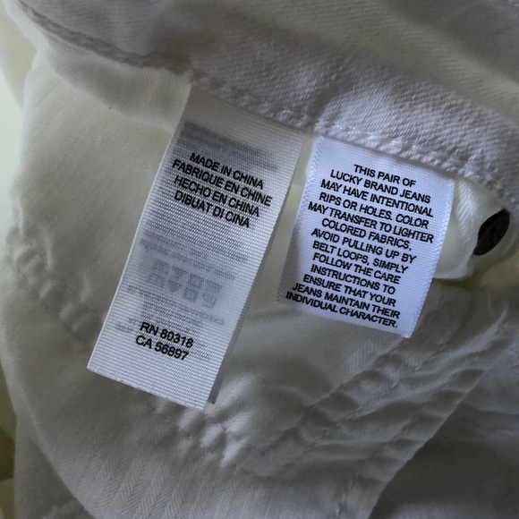 White Lucky Brand Lolita Capri - Picture 5 of 9